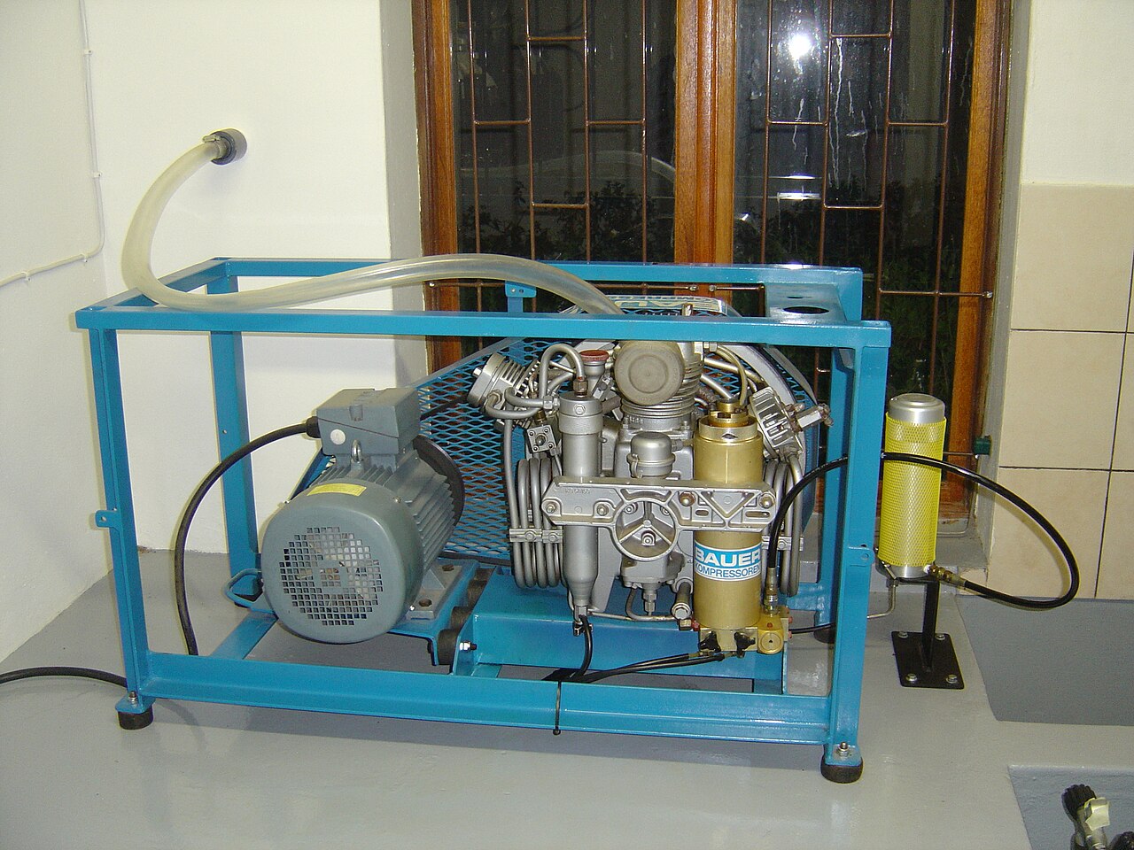 High capacity industrial compressor