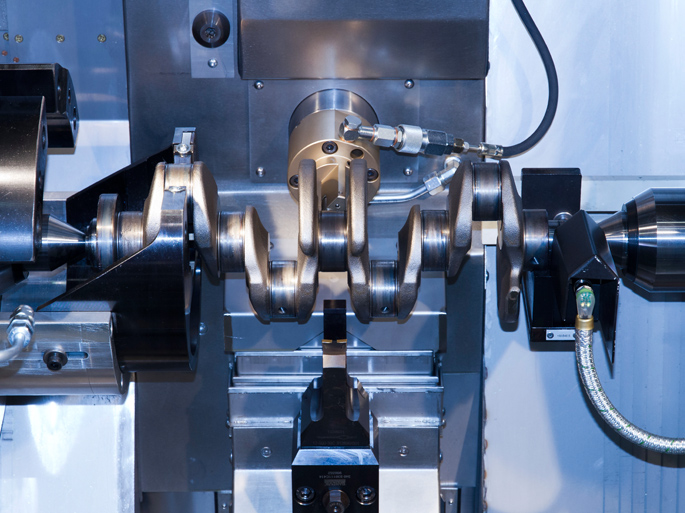 High pressure pump crankshaft